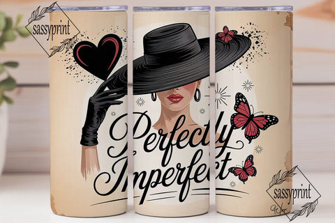 Perfectly Imperfect 20oz Tumbler Wrap Sublimation sassyprint 