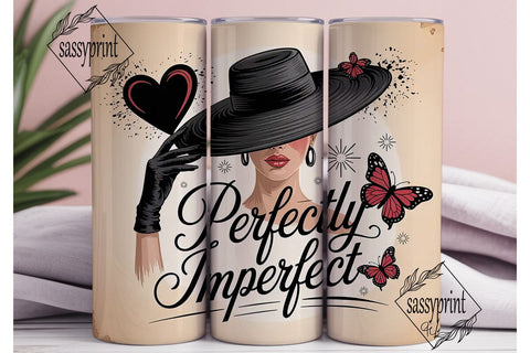 Perfectly Imperfect 20oz Tumbler Wrap Sublimation sassyprint 