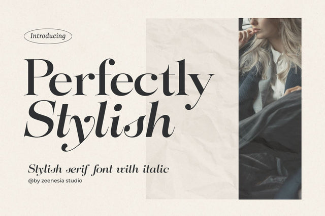 Perfectly Stylish Font Zeenesia Std 