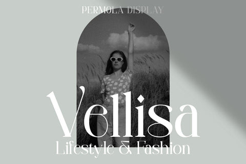 Permola Display Typeface Font Fadeline Std. 