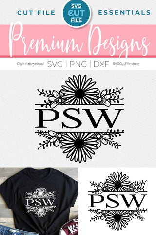 Personal support worker svg, a PSW svg flower design for crafters SVG SVG Cut File 