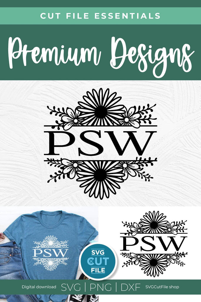 Personal support worker svg, a PSW svg flower design for crafters - So ...