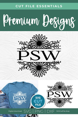 Personal support worker svg, a PSW svg flower design for crafters SVG SVG Cut File 