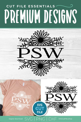 Personal support worker svg, a PSW svg flower design for crafters SVG SVG Cut File 