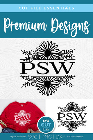 Personal support worker svg, a PSW svg flower design for crafters SVG SVG Cut File 