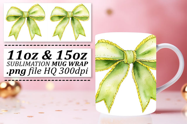 personalize your mugs! , Sublimation-ready designs, Bow Sublimation afrosvg 