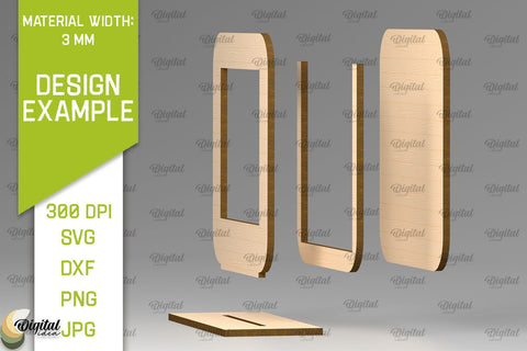 Personalized Baby Photo Frame Laser Cut. Kids Frame SVG SVG Evgenyia Guschina 