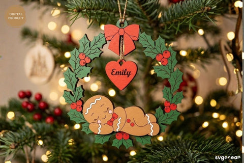 Personalized Christmas Ornaments SVG Bundle SVG SvgOcean 