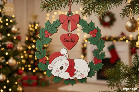 Personalized Christmas Ornaments SVG Bundle SVG SvgOcean 
