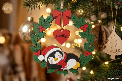 Personalized Christmas Ornaments SVG Bundle SVG SvgOcean 