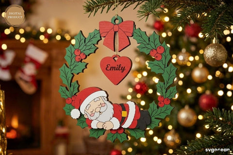 Personalized Christmas Ornaments SVG Bundle SVG SvgOcean 