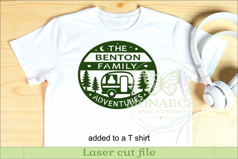 Personalized Family Camping Adventure Sign SVG SVG APInspireddesigns 
