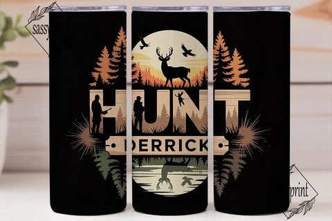 Personalized Hunting 20oz Tumbler Sublimation sassyprint 