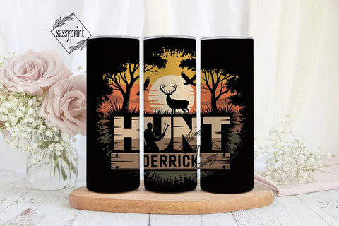 Personalized Hunting 20oz Tumbler Sublimation sassyprint 