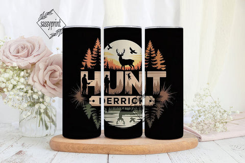 Personalized Hunting 20oz Tumbler Sublimation sassyprint 