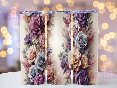 Personalized Mother's Day Tumbler, Lavender Flowers PNG, 20oz Tumbler Wrap Design, Floral Mother’s Day Gift, Custom Drinkware, Spring Flower Tumbler, Unique Mother's Day Decor Sublimation SvggirlplusArt 