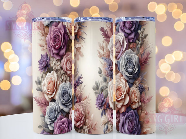 Personalized Mother's Day Tumbler, Lavender Flowers PNG, 20oz Tumbler Wrap Design, Floral Mother’s Day Gift, Custom Drinkware, Spring Flower Tumbler, Unique Mother's Day Decor Sublimation SvggirlplusArt 