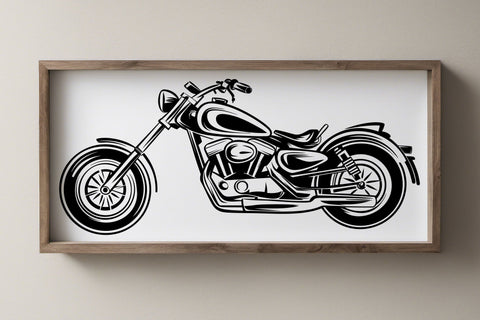 Personalized Motorcycle Name Sign | Custom Biker Wall Art | SVG PNG DXF EPS PDF AI Cut Files SVG TonisArtStudio 