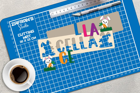 Personalized Name Puzzle With letters A-Z Laser Cut SVG zafrans studio 