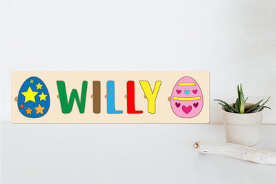Personalized Name Puzzle With letters A-Z Laser Cut SVG zafrans studio 