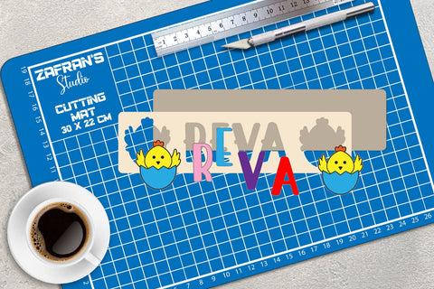 Personalized Name Puzzle With letters A-Z Laser Cut SVG zafrans studio 