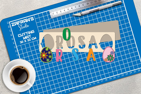 Personalized Name Puzzle With letters A-Z Laser Cut SVG zafrans studio 