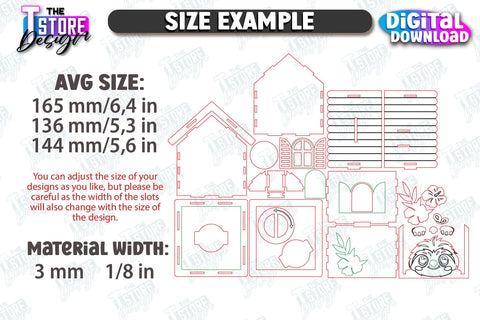 Personalized Piggy Bank Laser Cut Bundle | Animals Design | Money Box | Kids Design | CNC Files SVG The T Store Design 