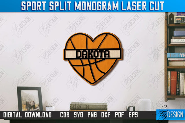 Personalized Sports Decor Laser Cut | Personal Sports Wall Sign | Wall Décor | CNC File SVG Fly Design 