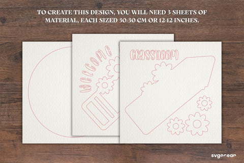 Personalized Teacher Door Sign Svg Bundle SVG SvgOcean 