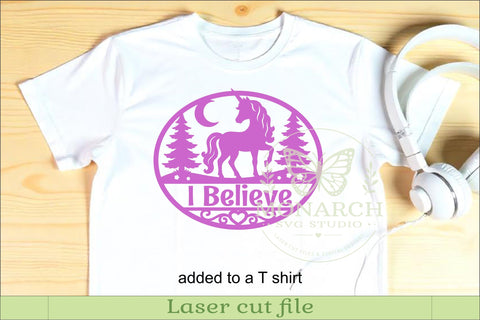 Personalized Unicorn Name Sign SVG, Fantasy Nursery Decor SVG APInspireddesigns 