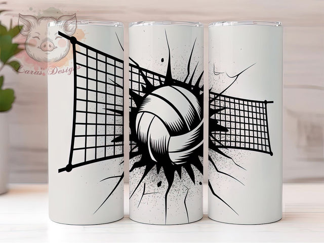 Personalized Volleyball Champion Tumbler, Player Name Tumbler, Team Sport Present, Volleyball Coach Gift, Athletic Custom Cup, Sports Team Design, Sublimation Template Sublimation Lara' s Designs 
