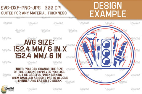 Personalized Wall Decors For Women Laser Cut Bundle SVG Evgenyia Guschina 