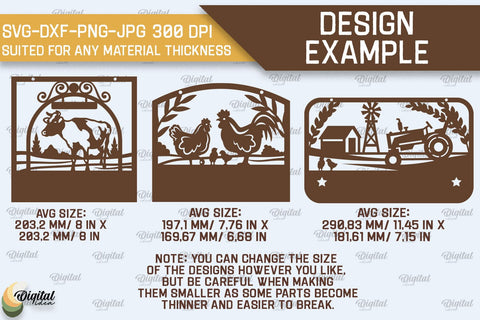 Personalized Wooden Farm Sign Laser Cut. Farmhouse Sign SVG SVG Evgenyia Guschina 