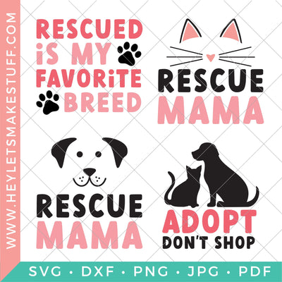 Pet Adoption Bundle SVG Hey Let's Make Stuff 