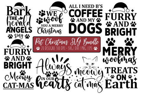 Pet Christmas SVG Bundle SVG Designangry 