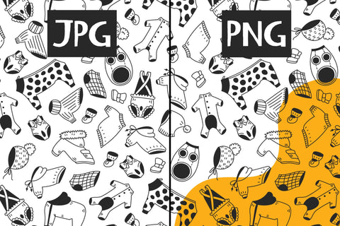 Pet Clothes Doodle Seamless Pattern JPG PNG EPS Digital Pattern Rin Green 