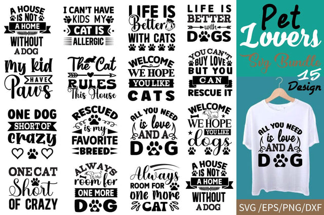 Pet Lovers SVG Bundle SVG Angelina750 