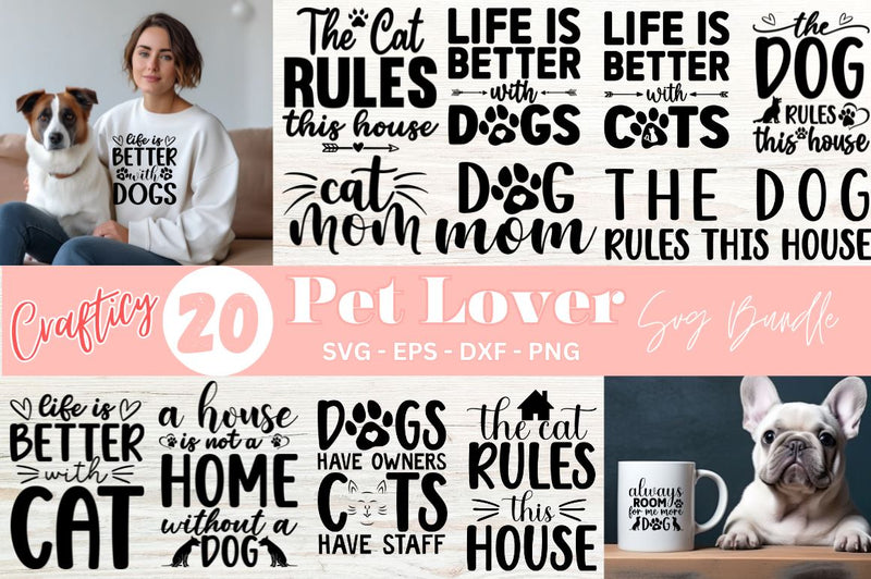 Pet Lovers SVG Bundle SVG Designangry 