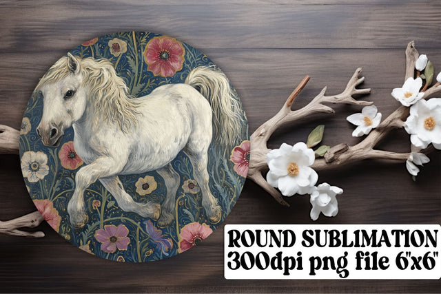 Petal and Animal Print Circle Ornament Set Sublimation afrosvg 