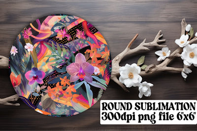 Petal Ornaments Car Coaster Power Keychain PNG Sublimation afrosvg 