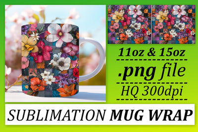 Petal Parade Cup Design Sublimation afrosvg 