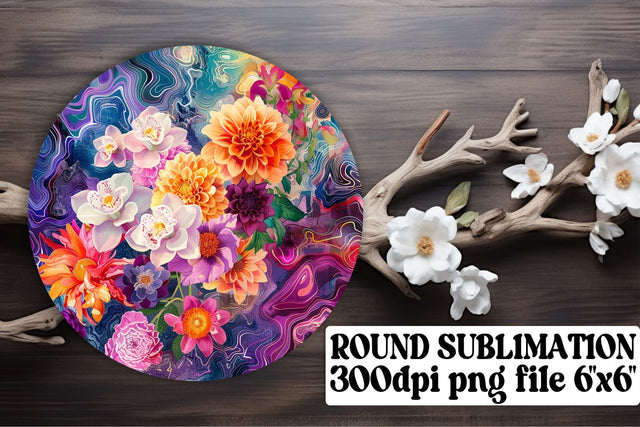 Petal Parade Ornaments Car Coaster Decoration Keychain PNG Sublimation afrosvg 