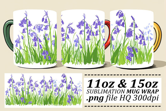 Petal Paradise Mug Sublimation Sublimation afrosvg 