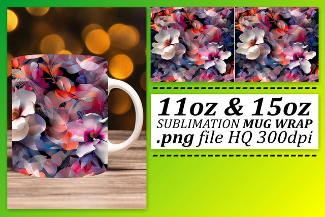 Petal Paradise Sublimation Design Sublimation afrosvg 