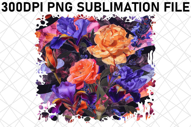 Petal Passion tshirt Design Vibrant Color Sublimation afrosvg 