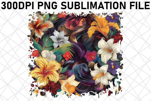 Petal Precision tshirt Decor Vibrant Color Sublimation afrosvg 