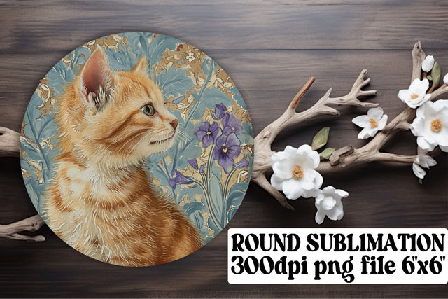 Petal Print Animal Circle Sublimation Sublimation afrosvg 