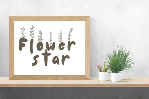 Petaline Dingbat – Whimsical Floral Vector Font for Crafters Font Dm Letter Studio 
