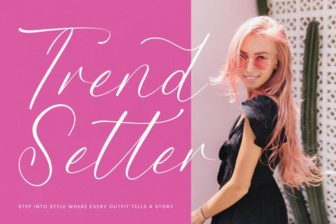 Petalip Orchid - Modern Freestyle Stylish Font Letterena Studios 