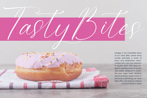 Petalip Orchid - Modern Freestyle Stylish Font Letterena Studios 